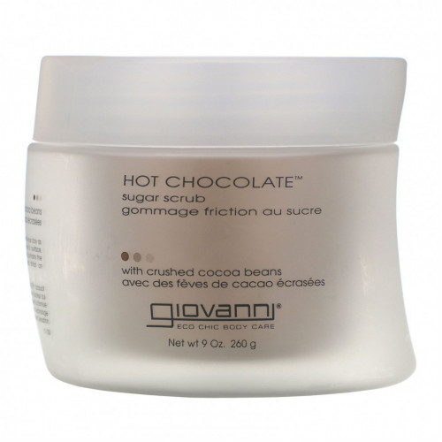 Giovanni, Hot Chocolate, сахарный скраб с измельченными какао-бобами, 260 г (9 унций)