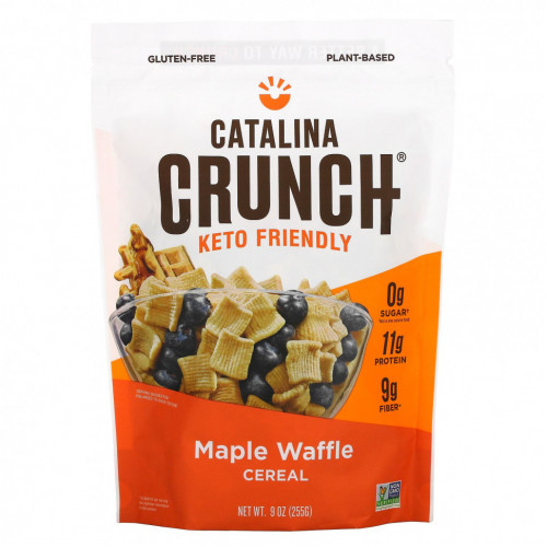 Catalina Crunch, Keto Friendly Cereal, кленовые вафли, 255 г (9 унций)