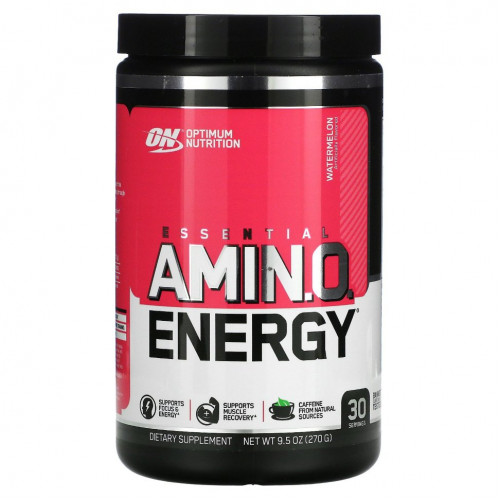 Optimum Nutrition, ESSENTIAL AMIN.O. ENERGY, арбуз, 270 г (9,5 унции)