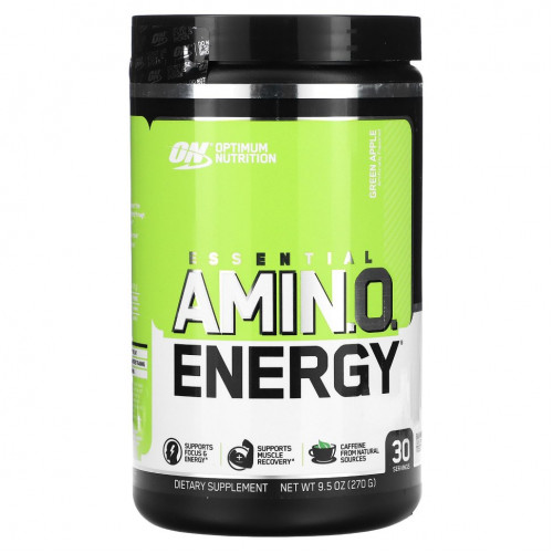 Optimum Nutrition, Essential Amino Energy, Green Apple, 0.6 lbs, 30 servings