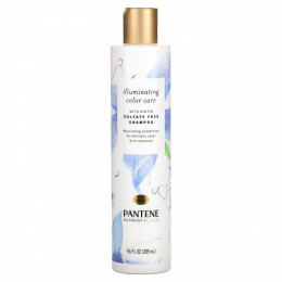 Pantene, Illuminating Color Care, шампунь без сульфатов с биотином, 285 мл (9,6 жидк. Унции)