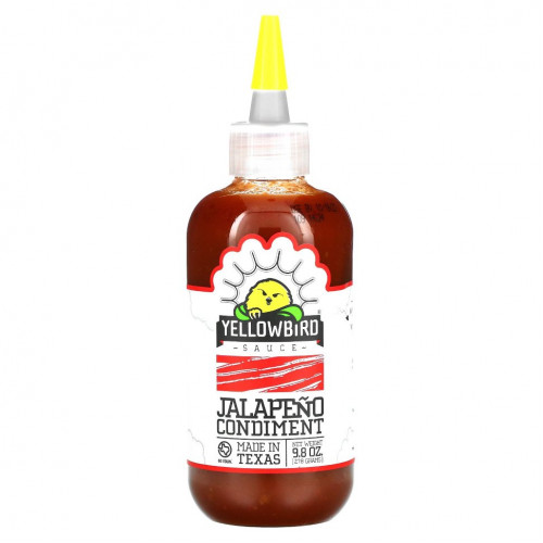 Yellowbird Sauce, Халапеньо, 278 г (9,8 унции)