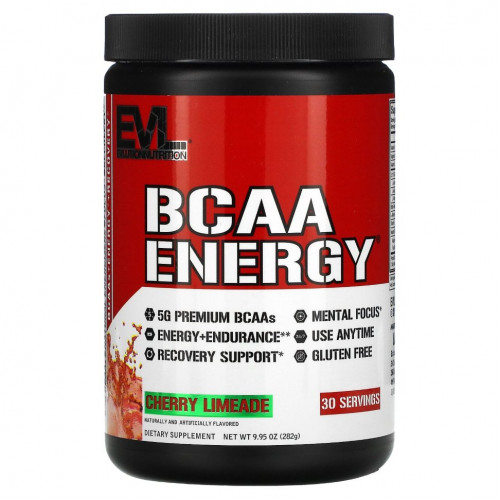 EVLution Nutrition, BCAA Energy, вишневый лаймад, 282 г (9,95 унции)