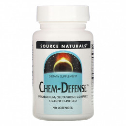 Source Naturals, Chem-Defense, апельсин, 90 пастилок