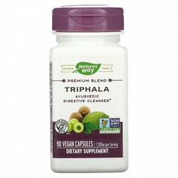 Nature's Way, Triphala, смесь премиального качества, 500 мг, 90 вегетарианских капсул