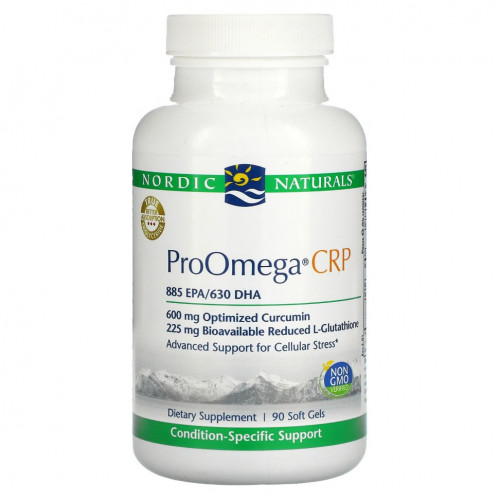 Nordic Naturals, ProOmega CRP, 1,250 мг, 90 мягких таблеток