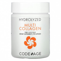 Codeage, Hydrolyzed, мультиколлаген, 90 капсул