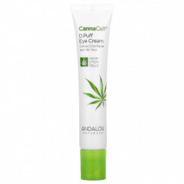 Andalou Naturals, CannaCell, D. Puff Eye Cream, 18 мл (0,6 жидк. Унции)