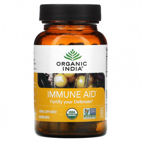 Organic India, Immune Aid, Fortify Your Defenses, 90 Veggie Caps