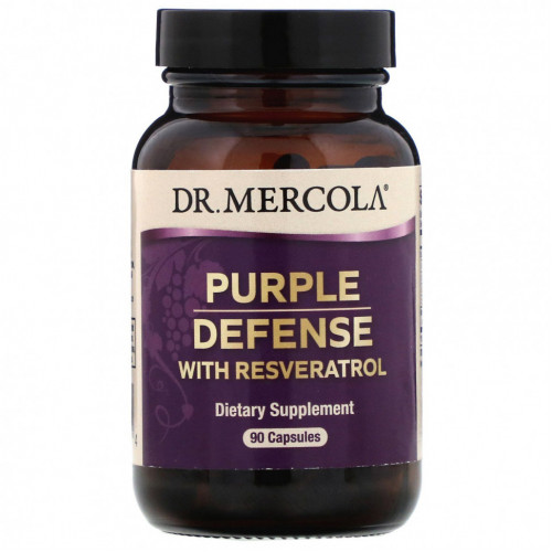 Dr. Mercola, Purple Defense with Resveratrol, 90 Capsules