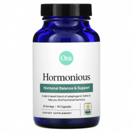 Ora, Hormonious, Гормональный баланс и поддержка, 90 капсул