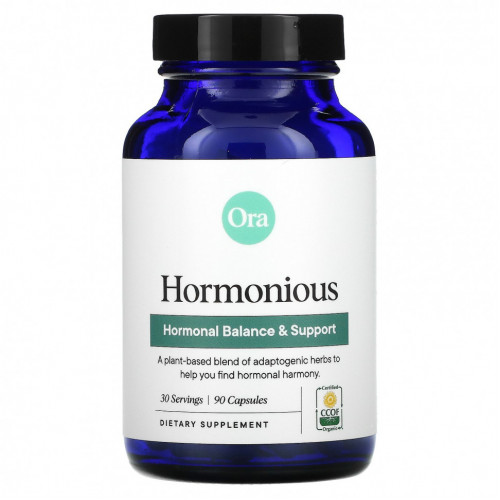 Ora, Hormonious, Гормональный баланс и поддержка, 90 капсул