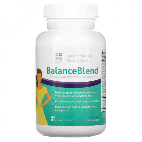 Fairhaven Health, Balance Blend For Menopause, 90 капсул