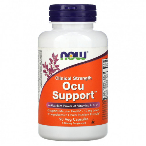 NOW Foods, Clinical Strength Ocu Support, 90 растительных капсул