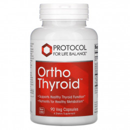 Protocol for Life Balance, Ortho Thyroid, 90 растительных капсул