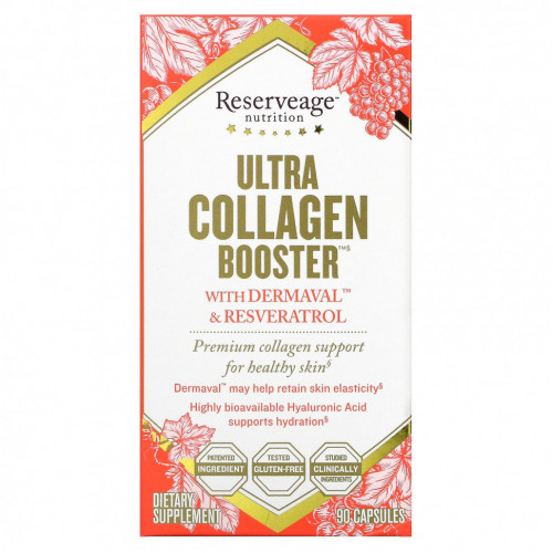 ReserveAge Nutrition, Ultra Collagen Booster, 90 капсул