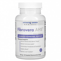 Arthur Andrew Medical, FibroVera AHS, улучшенная поддержка гормонов 90 капсул