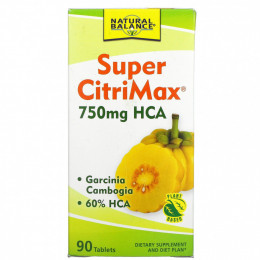 Natural Balance, Супер CitriMax, 90 таблеток