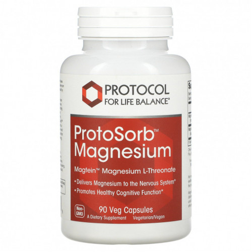 Protocol for Life Balance, Protosorb Magnesium, 90 растительных капсул