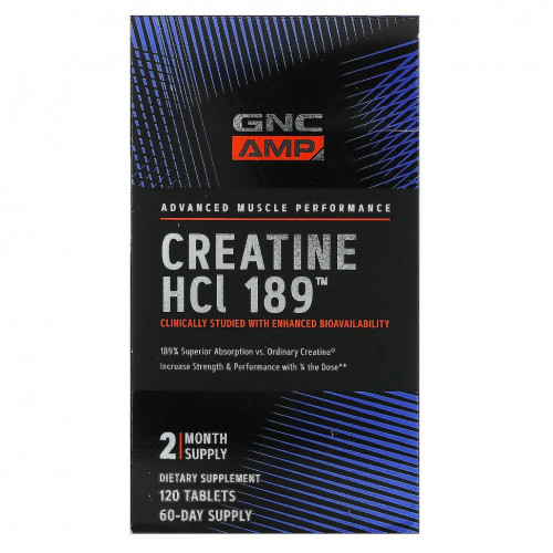 GNC, Creatine HCl 189, 120 Tablets