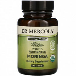 Dr. Mercola, Biodynamic, органическая ферментированная моринга, 90 таблеток