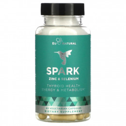 Eu Natural, Spark, цинк и селен, 60 вегетарианских капсул