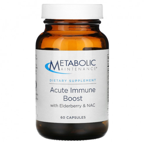 Metabolic Maintenance, Acute Immune Boost, 60 капсул