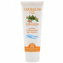 Caribbean Solutions, Солнцезащитное средство, SPF 30, 4 унции