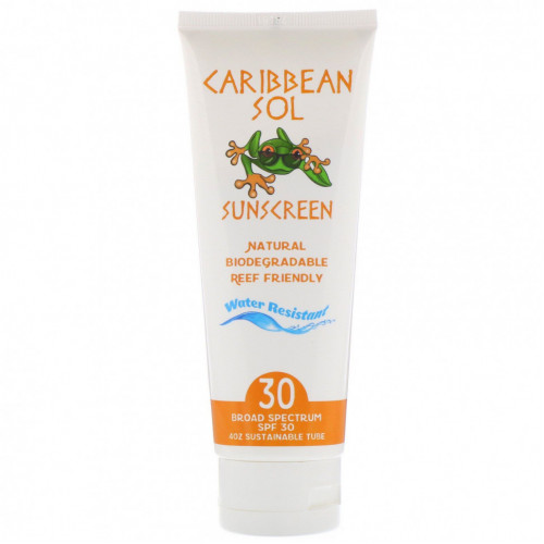 Caribbean Solutions, Солнцезащитное средство, SPF 30, 4 унции