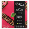 Sweetwell, Keto Bar, имбирь, кунжут и темный шоколад, 10 батончиков по 32 г (1,1 унции)