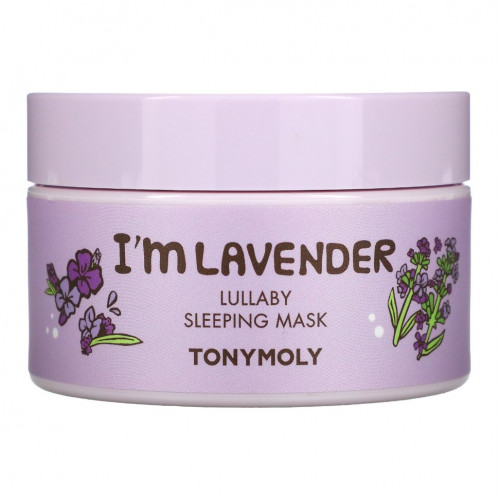 Tony Moly, I'm Lavender, маска для спящей красавицы Lullaby, 100 г (3,52 унции)