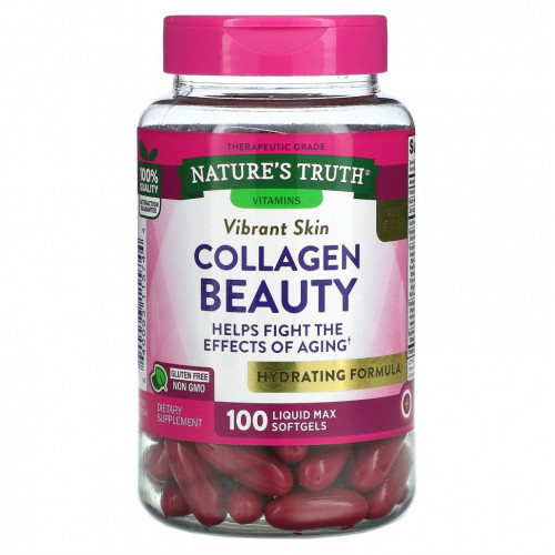 Nature's Truth, Collagen Beauty, 100 капсул Liquid Max