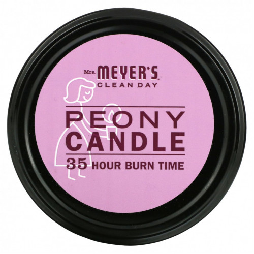 Mrs. Meyers Clean Day, Peony Candle, 204 г (7,2 унции)