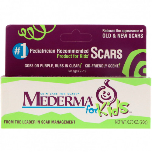 Mederma, Уход за кожей со шрамами, Для детей, 0,70 унц. (20 г)