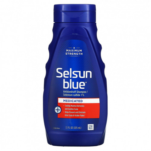 Selsun Blue, Шампунь против перхоти, лечебный, 325 мл (11 жидк. Унций)