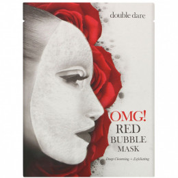 Double Dare, Red Bubble Beauty Mask, маска для лица, 1 шт., 20 г (0,71 унции)