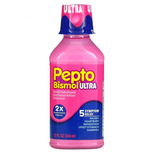 Pepto Bismol, Пепто бисмол ультра, 354 мл (12 жидк. Унций)