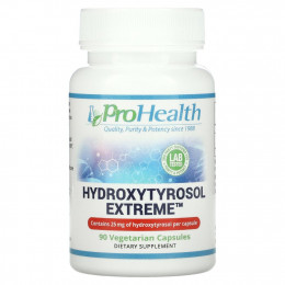 ProHealth Longevity, Hydroxytyrosol Extreme, 25 мг, 90 вегетарианских капсул