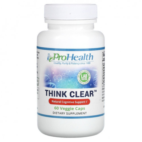 ProHealth Longevity, Think Clear, 60 растительных капсул