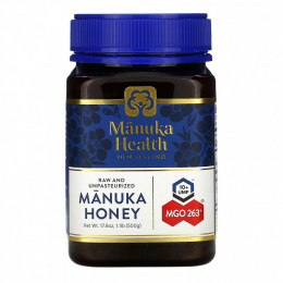 Manuka Health, Мед манука, метилглиоксаль 263+, 500 г (1,1 фунта)