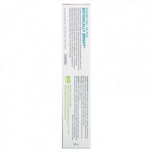 Tom's of Maine, Natural Botanically Bright Whitening Toothpaste, без фтора, мята, 133 г (4,7 унции)