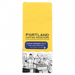 Portland Coffee Roasters, Tilikum Crossing Decaf, цельные бобы, средней обжарки, 340 г (12 унций)