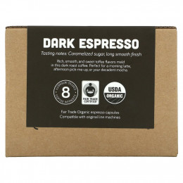 Portland Coffee Roasters, Dark Espresso, капсулы для эспрессо, 30 шт.