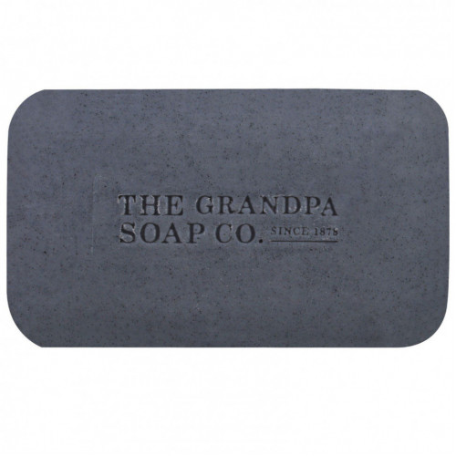 The Grandpa Soap Co., Кусковое мыло для лица и для тела, антитоксичное, с древесным углем, 4,25 унции (120г)