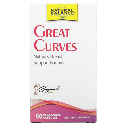 Natural Balance, Great Curves, 60 Vegetarian Capsules