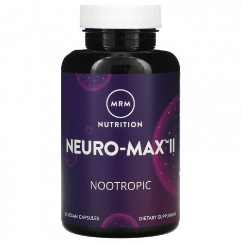 MRM, Neuro-Max II, 60 веганских капсул