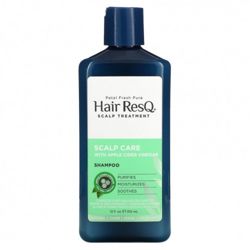 Petal Fresh, Hair ResQ, шампунь, уход за кожей головы с яблочным уксусом, 355 мл (12 жидк. Унций)