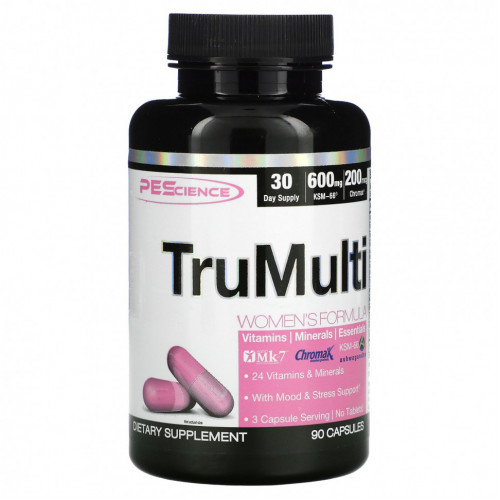 PEScience, TruMulti Women's Formula`` 90 капсул