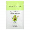 Idealove, Superfood Skin Savior, Let's Avo Good Time, 1 тканевая маска, 20 мл (0,68 жидк. Унции)