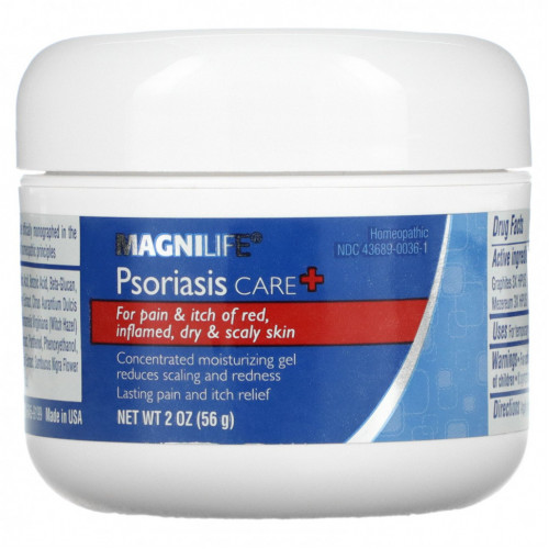 MagniLife, Psoriasis Care +, концентрированный увлажняющий гель, 56 г (2 унции)